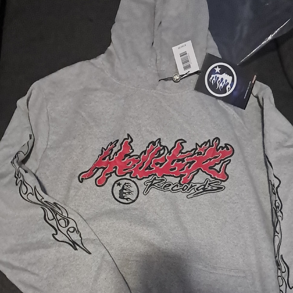 Gray Hellstar Records Hoodie